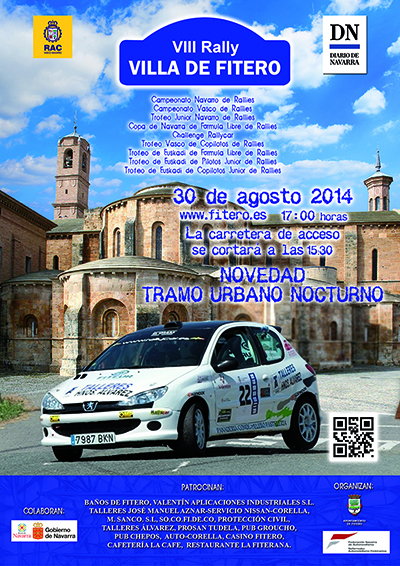 24 equipos tomar&aacute;n la salida en la VIII Edici&oacute;n del Rally de Fitero